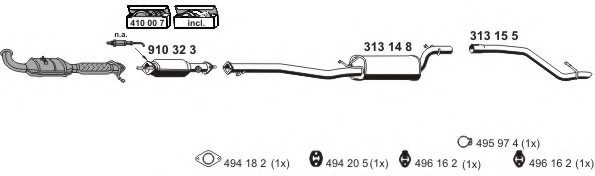ERNST 030437 Exhaust System